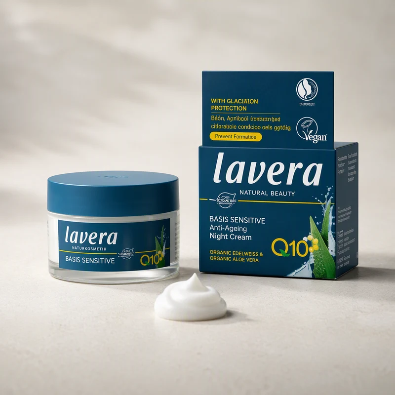 Lavera Crème de Nuit Q10 Basis Sensitiv 50 ml