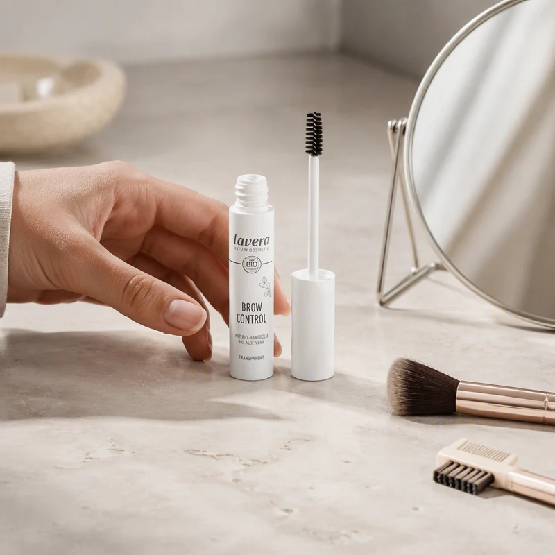 Gel pour sourcils transparent Brow Control de Lavera
