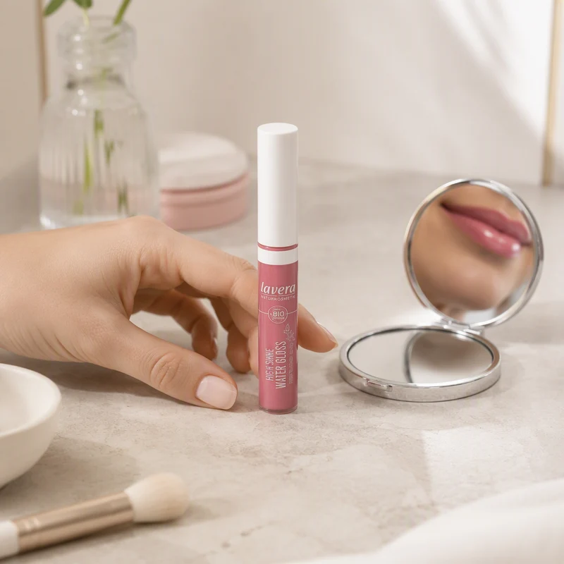 Gloss à lèvres Intense Water Gloss de Lavera 04 Pink Lagoon