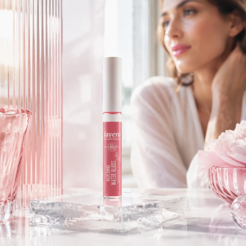 Gloss à lèvres Intense Water Gloss de Lavera 04 Pink Lagoon