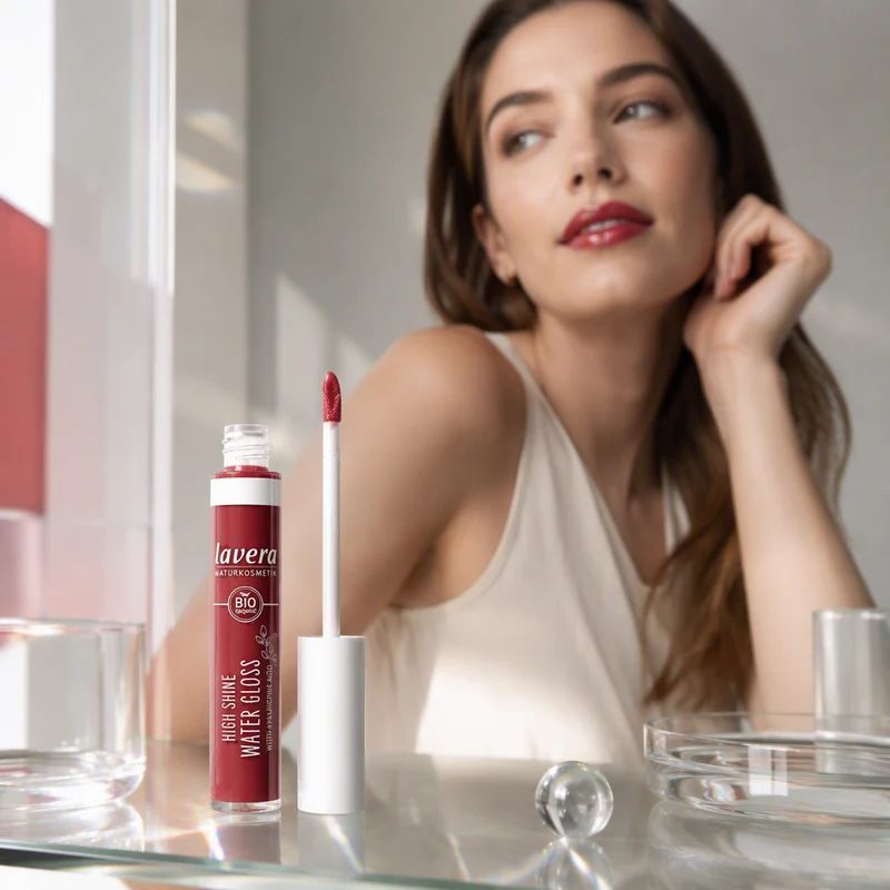 Gloss à lèvres Intense Water Gloss de Lavera 02 Hot Cherry