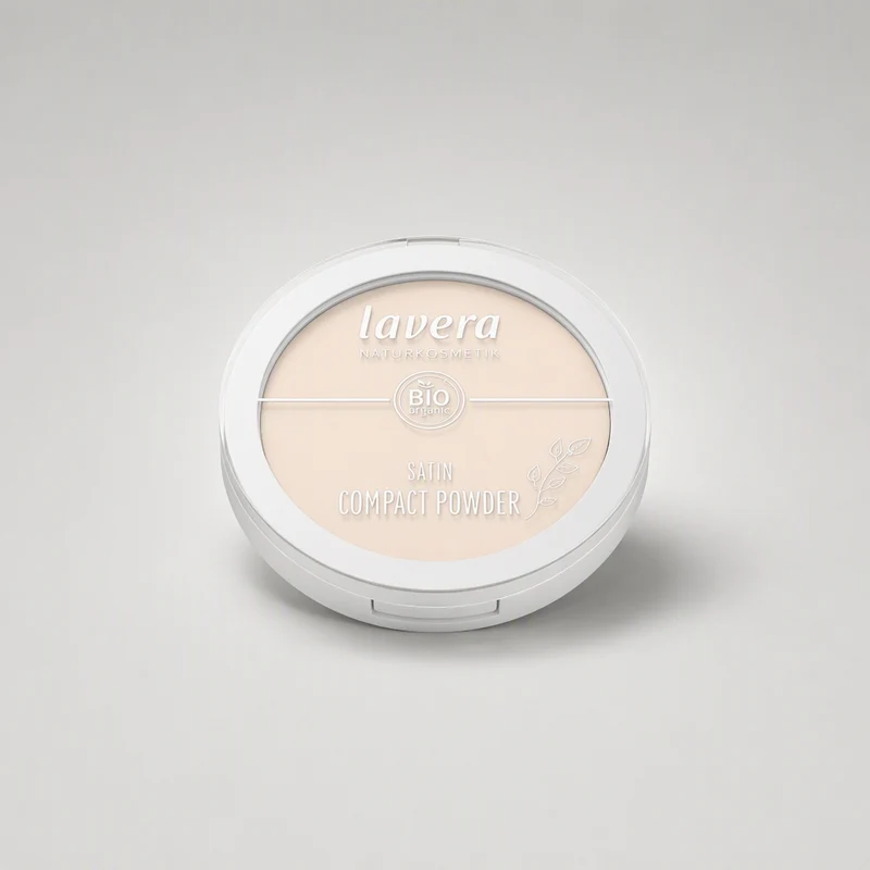 Poudre compacte de maquillage Lavera Satin 01 Light