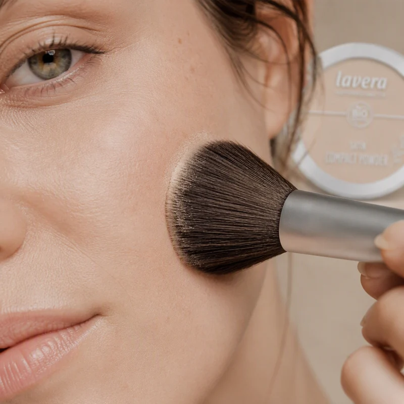 Poudre compacte de maquillage Lavera Satin 01 Light