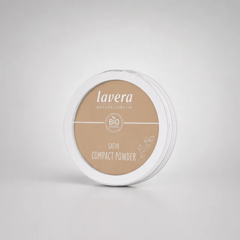 Poudre compacte de maquillage Lavera Satin 03 Tanned