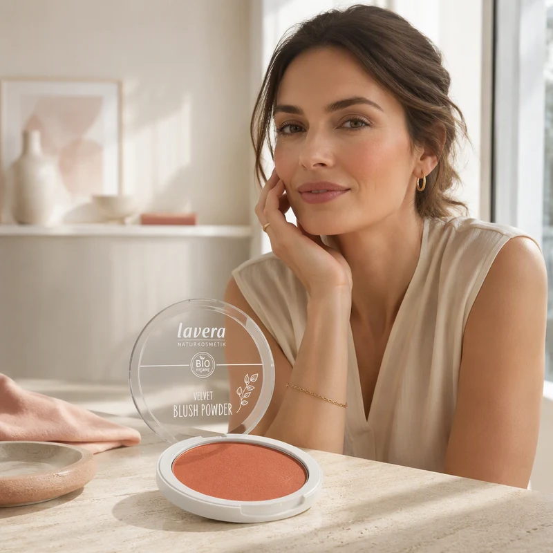 Blush Poudre Velours Lavera 01 Pêche Rose