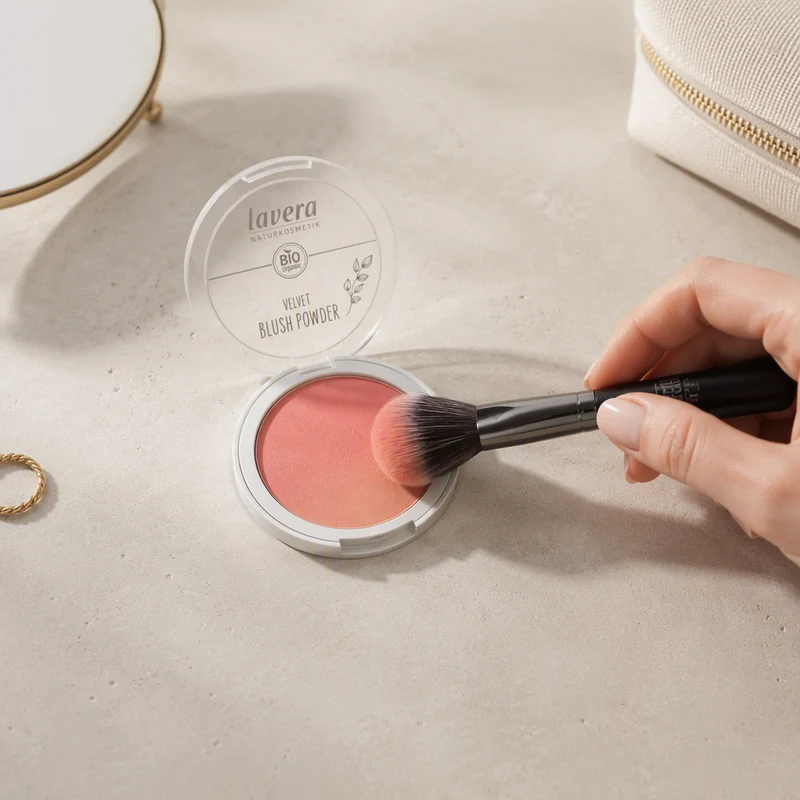 Blush Poudre Velours Lavera 01 Pêche Rose