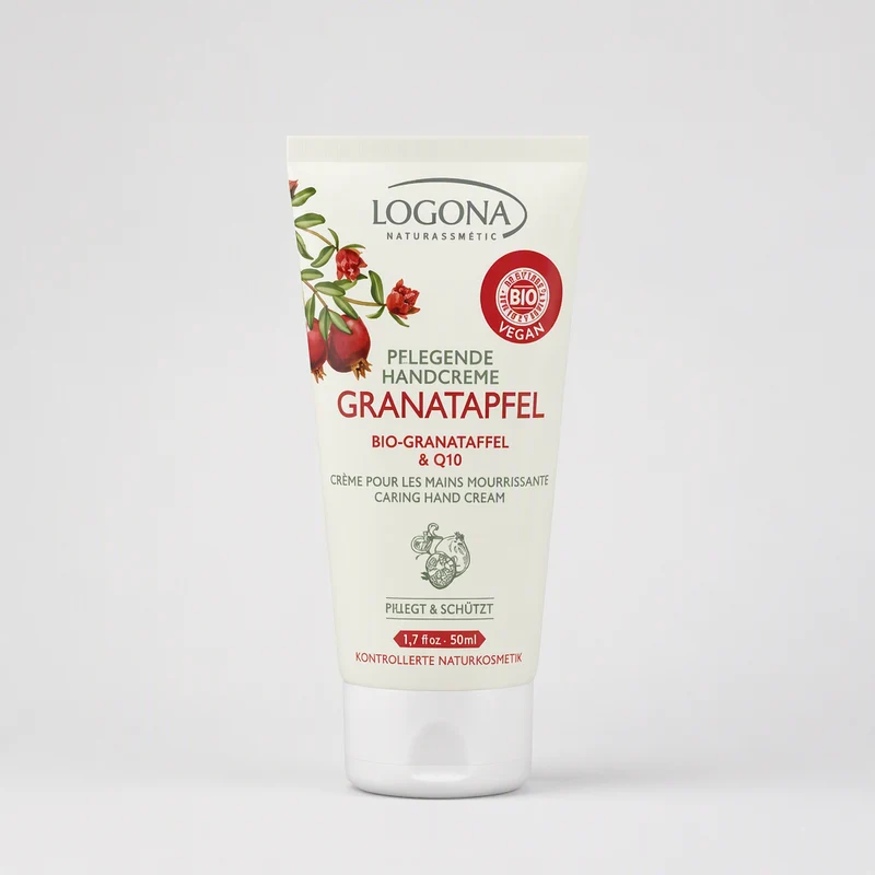 Crème pour les mains Logona à la grenade + Q10 50ml