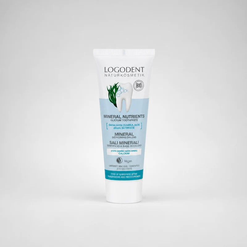 Logona Dentifrice Minéral au Calcium (Sans Fluorure) 75ml
