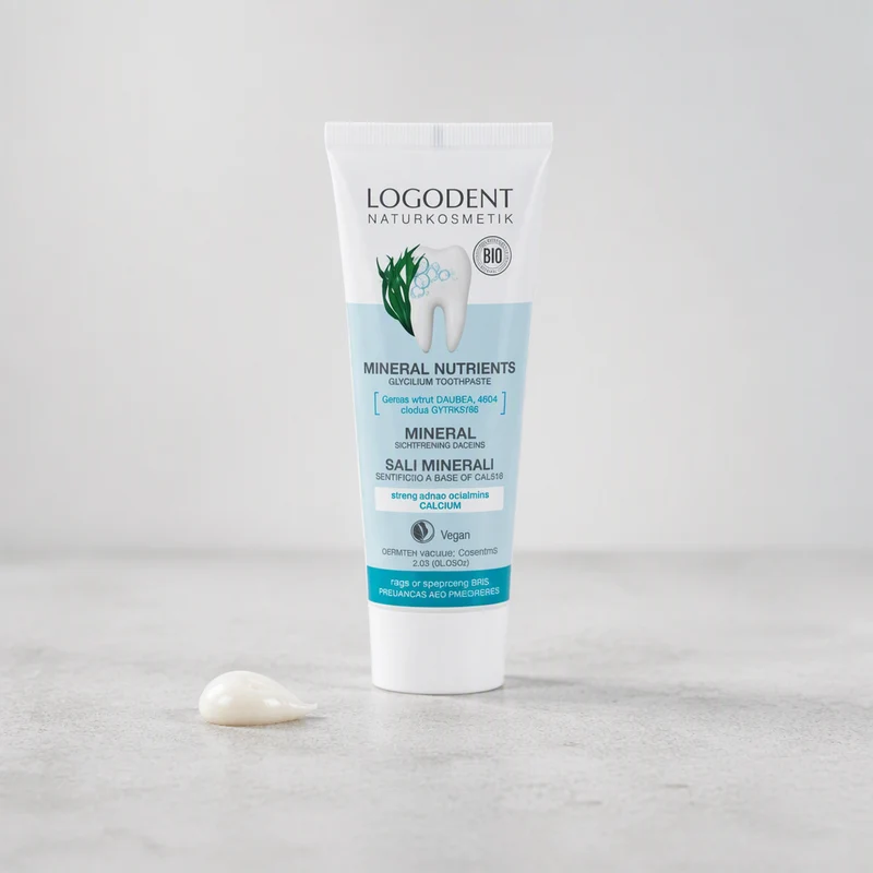 Logona Dentifrice Minéral au Calcium (Sans Fluorure) 75ml