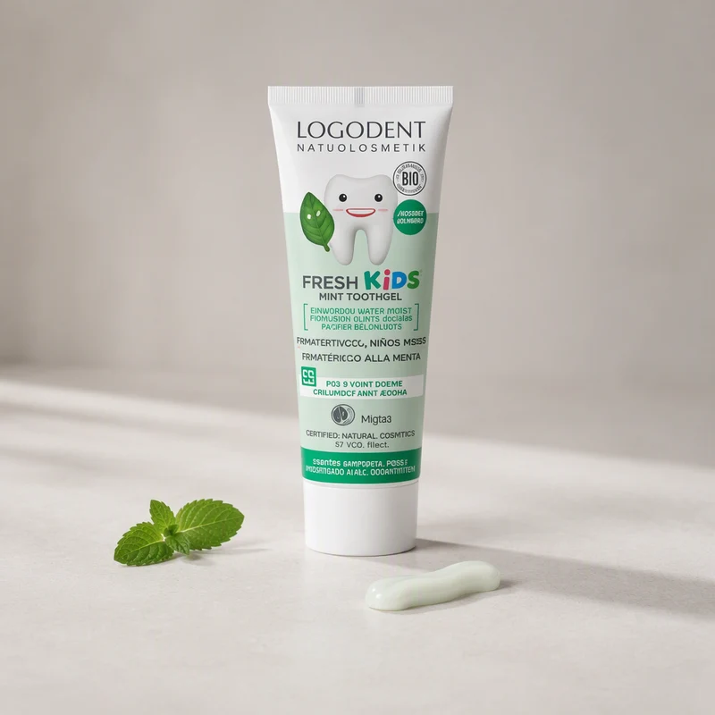 Dentifrice pour enfants Logona, saveur menthe