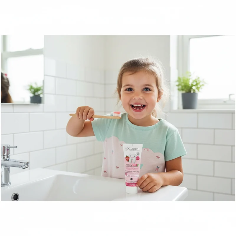 Logona Dentifrice Enfants Saveur Fraise (Sans Fluor) 50ml