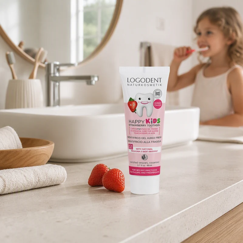 Logona Dentifrice Enfants Saveur Fraise (Sans Fluor) 50ml