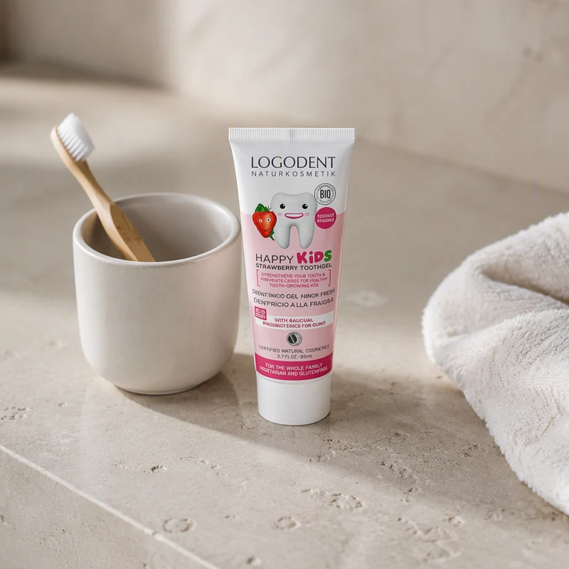 Logona Dentifrice Enfants Saveur Fraise (Sans Fluor) 50ml