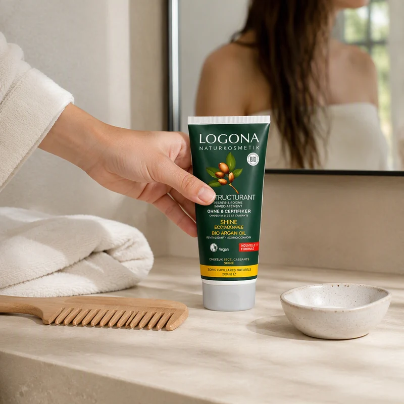 Logona Brillance Après-Shampooing à l'Argan 200ml