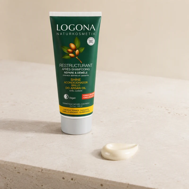 Logona Brillance Après-Shampooing à l'Argan 200ml