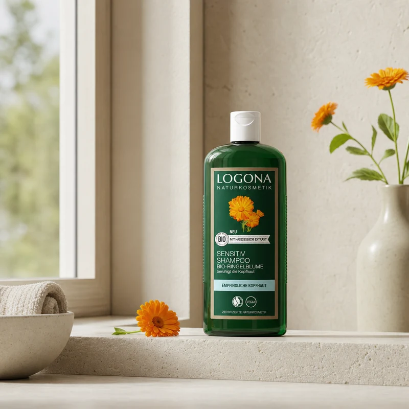 Logona Shampoing Sensible au Calendula 250 ml