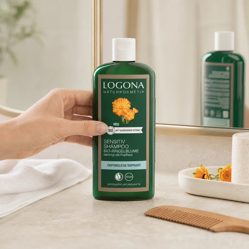 Logona Shampoing Sensible au Calendula 250 ml