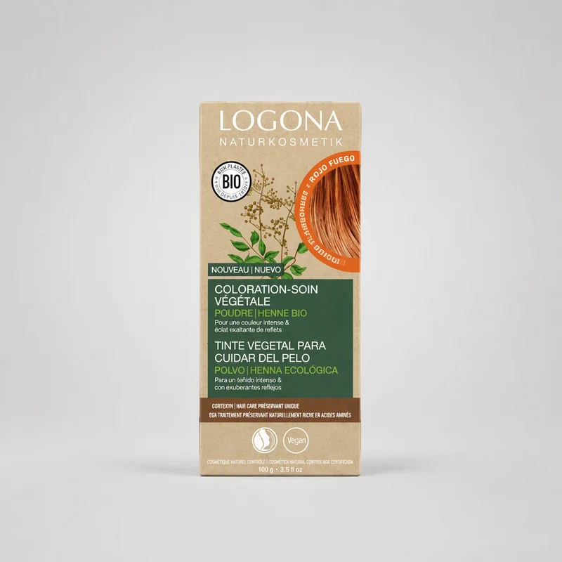 Logona Colorant Végétal Couleur Cuivre Intense 100gr