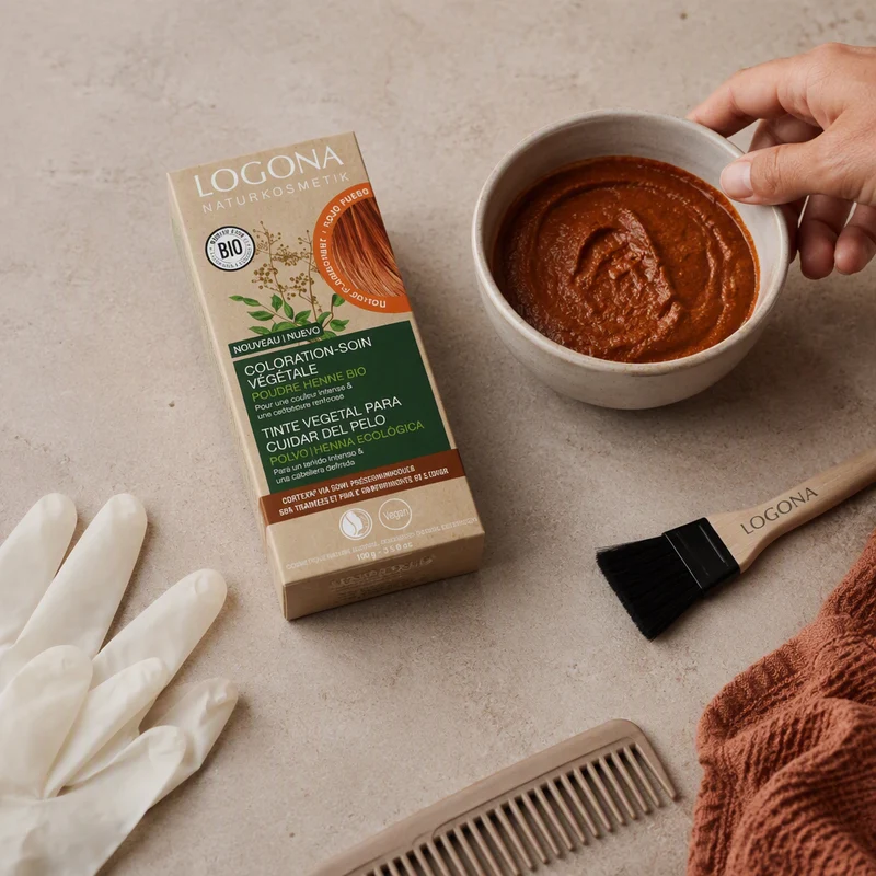Logona Colorant Végétal Couleur Cuivre Intense 100gr