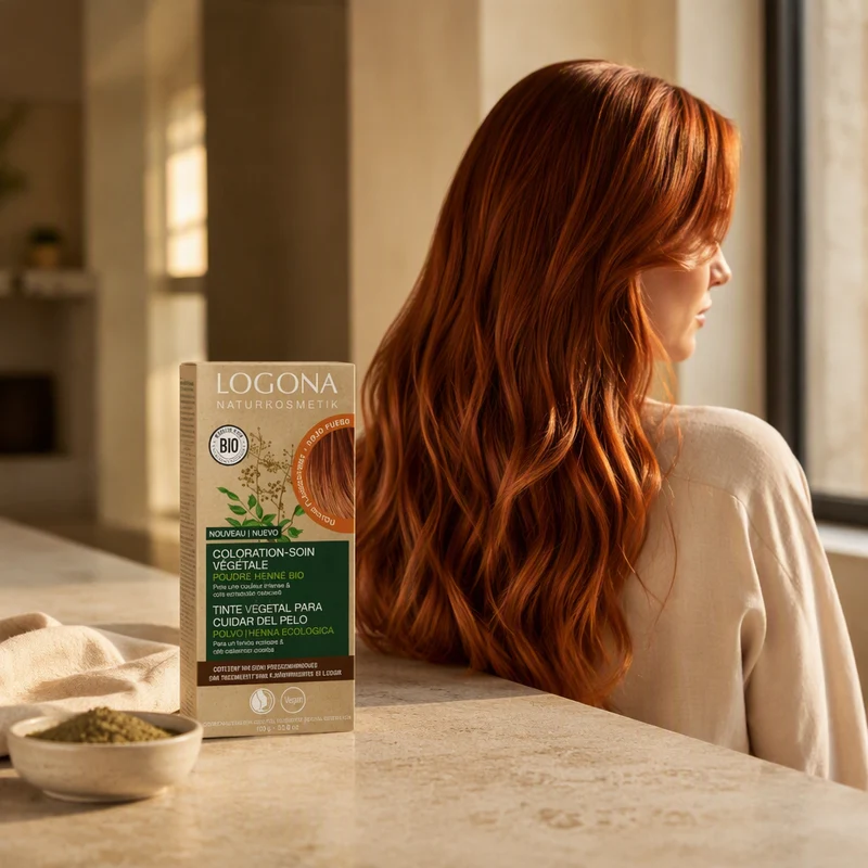 Logona Colorant Végétal Couleur Cuivre Intense 100gr