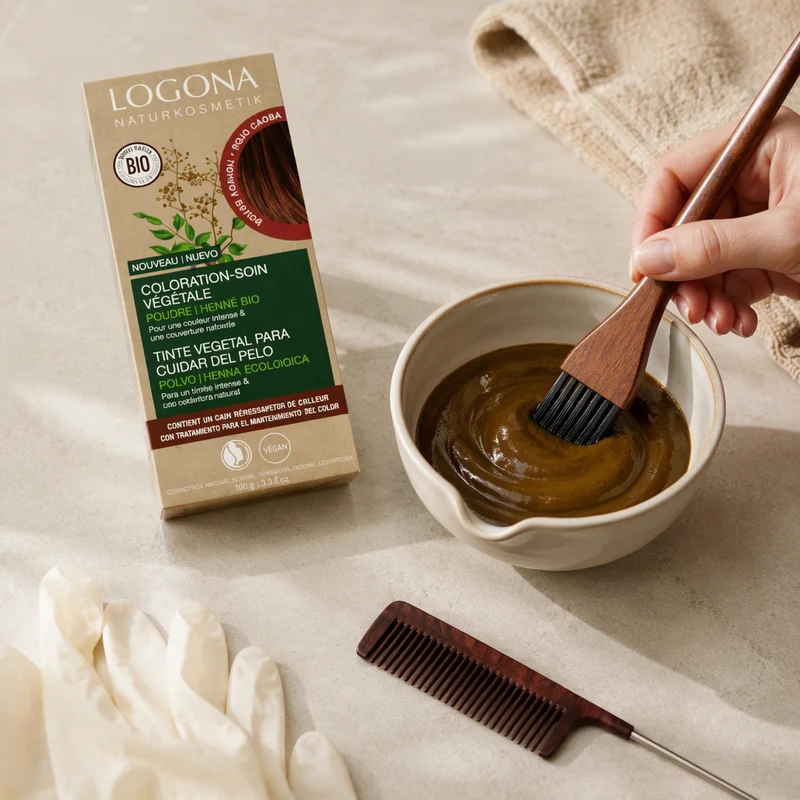 Logona Colorant Végétal Couleur Acajou 100gr