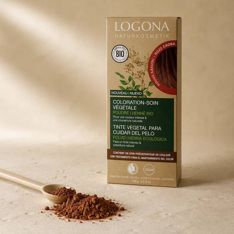 Logona Colorant Végétal Couleur Acajou 100gr
