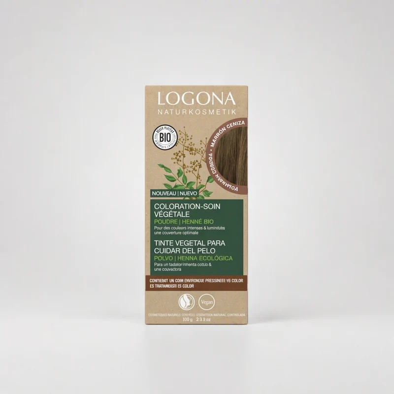 Logona Coloration Végétale Coloration Brun Cendré 100gr