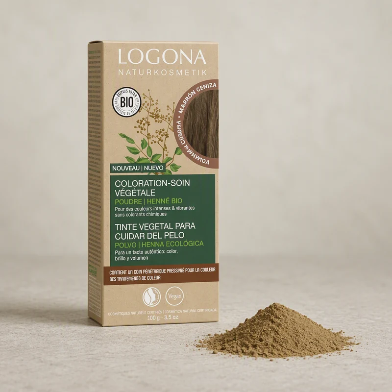 Logona Coloration Végétale Coloration Brun Cendré 100gr