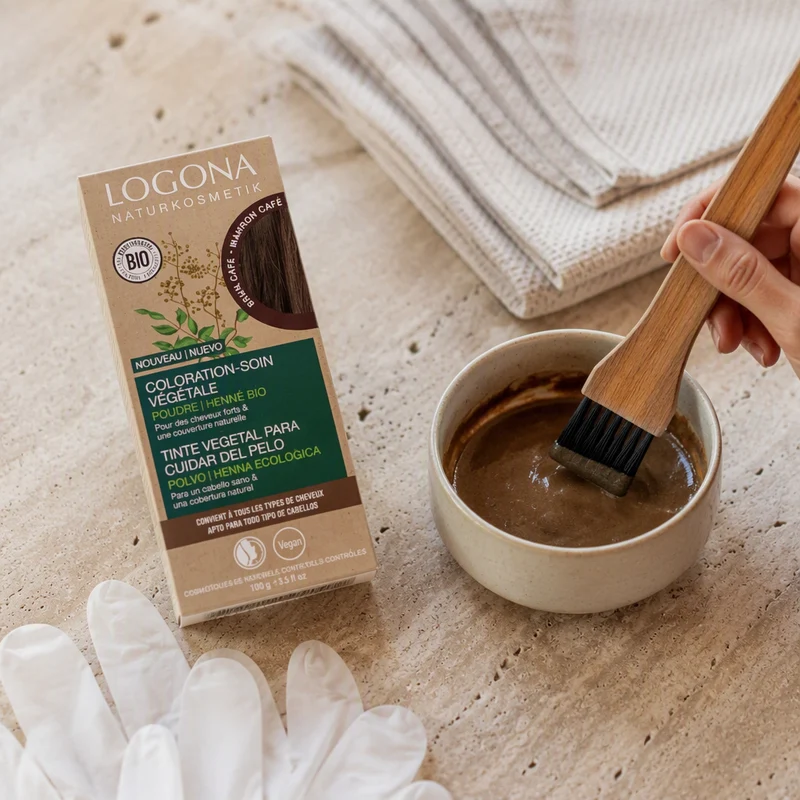 Logona Colorant Végétal Marron Café 100gr