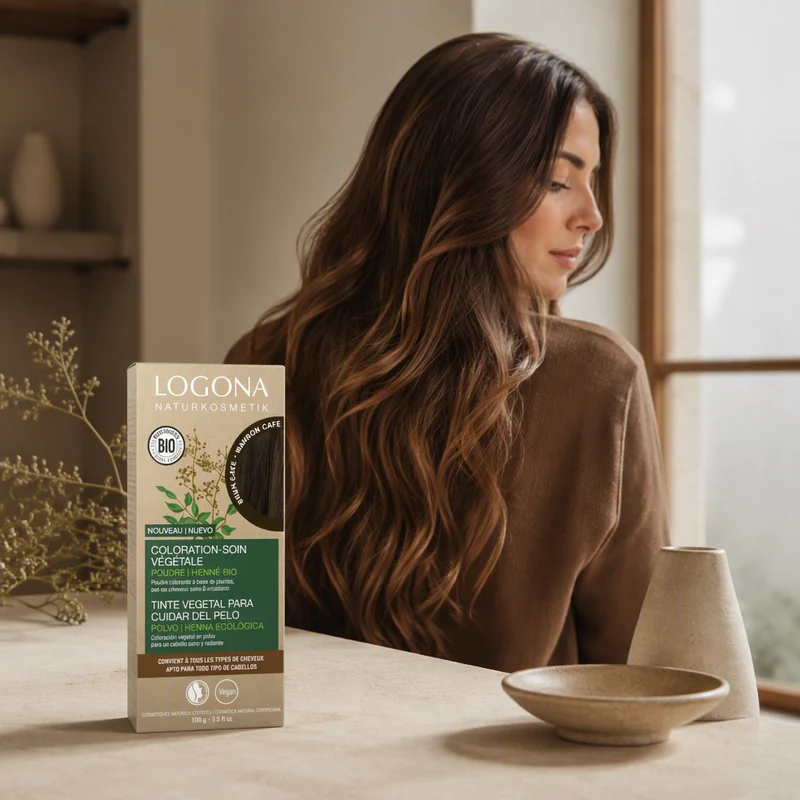 Logona Colorant Végétal Marron Café 100gr