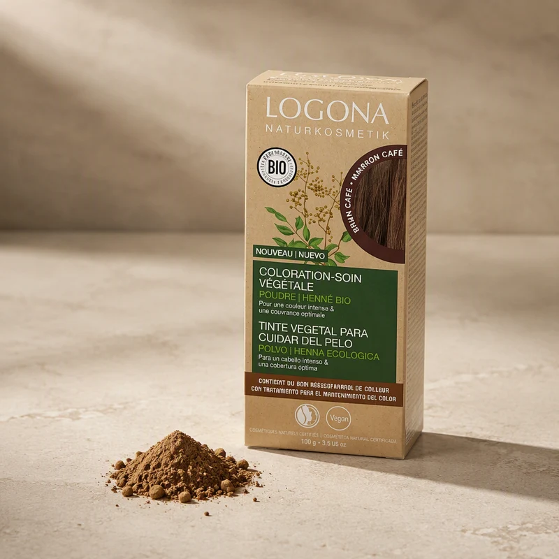 Logona Colorant Végétal Marron Café 100gr