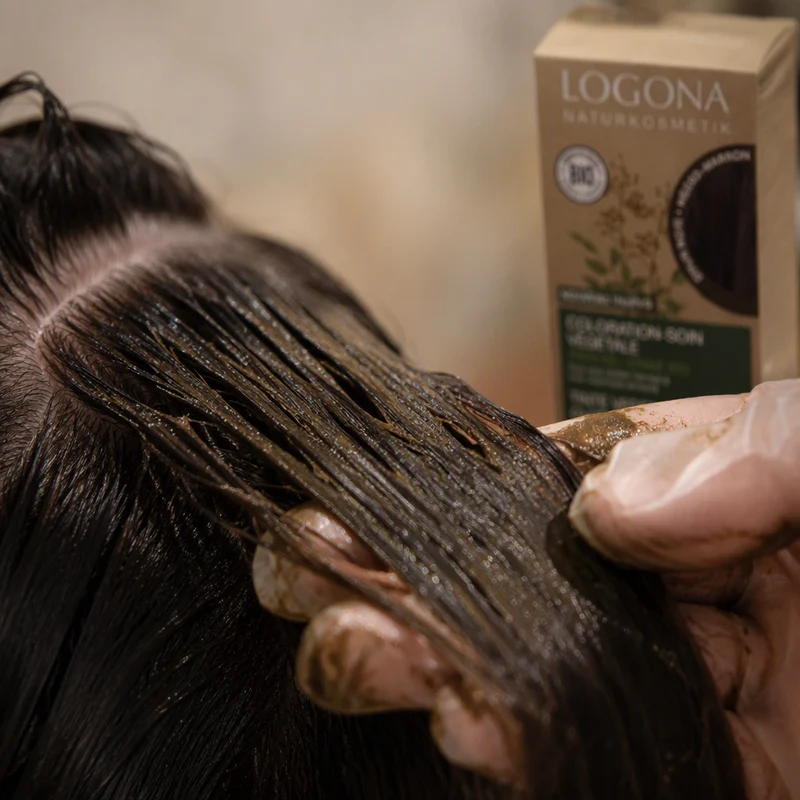 Logona Colorant Végétal Noir Marron 100gr