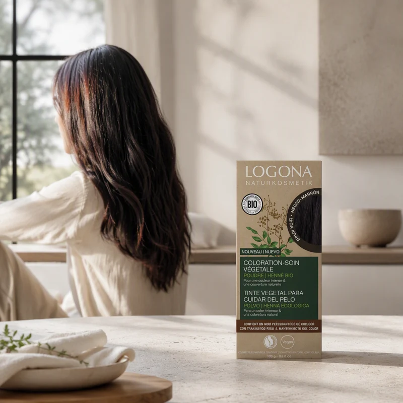 Logona Colorant Végétal Noir Marron 100gr