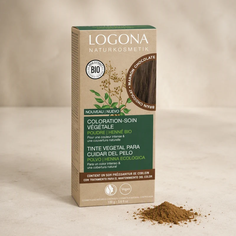 Logona Colorant Végétal Marron Chocolat 100gr