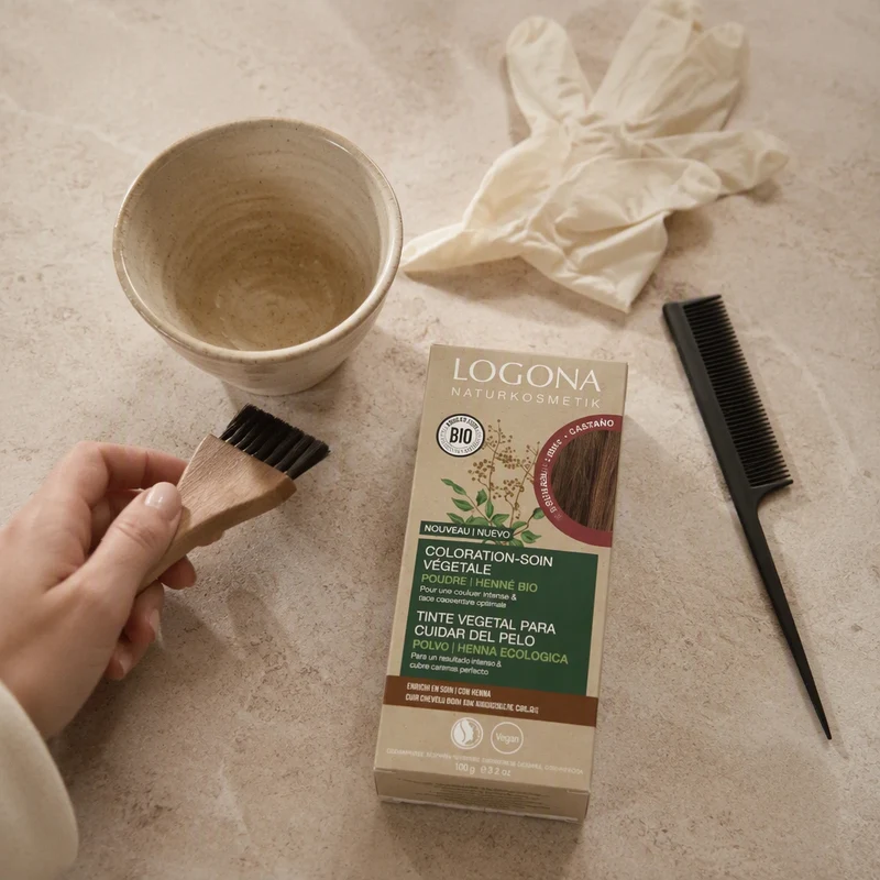 Logona Colorant Végétal Châtaigne 100gr