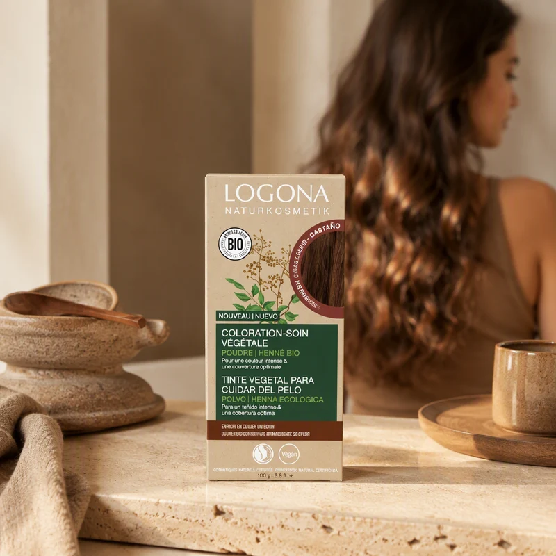 Logona Colorant Végétal Châtaigne 100gr