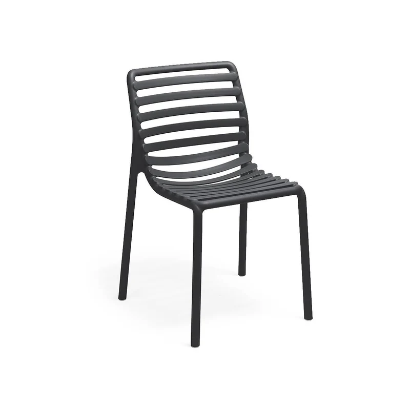 OFFERTA TAVOLO CUBE 120X70 ANTRACITE +4 SEDIE DOGA ANTRACITE