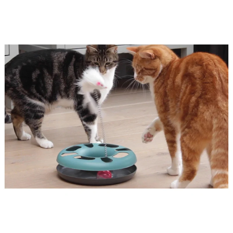 GIOCO PER GATTI 3 IN 1 CRAZY CAT DONUT COLORI ASSORTITI