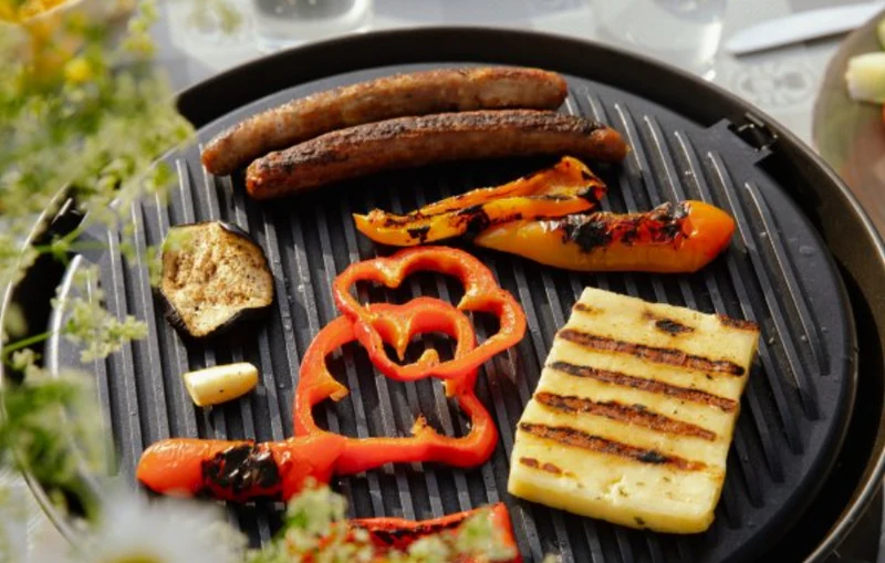 MINI BARBECUE A GAS GRILL CV STOVE 360 ANTRACITE