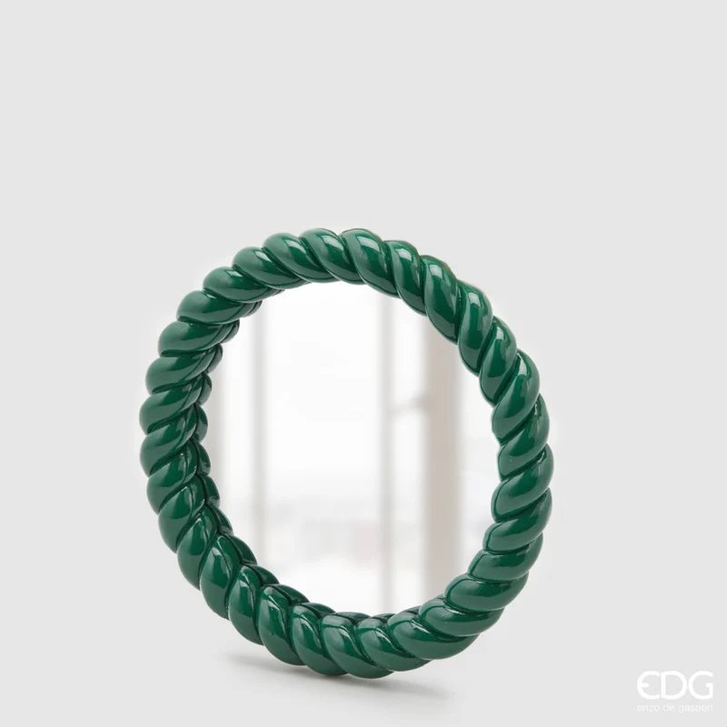 SPECCHIO TORCHON ROTONDO VERDE D.25 EDG