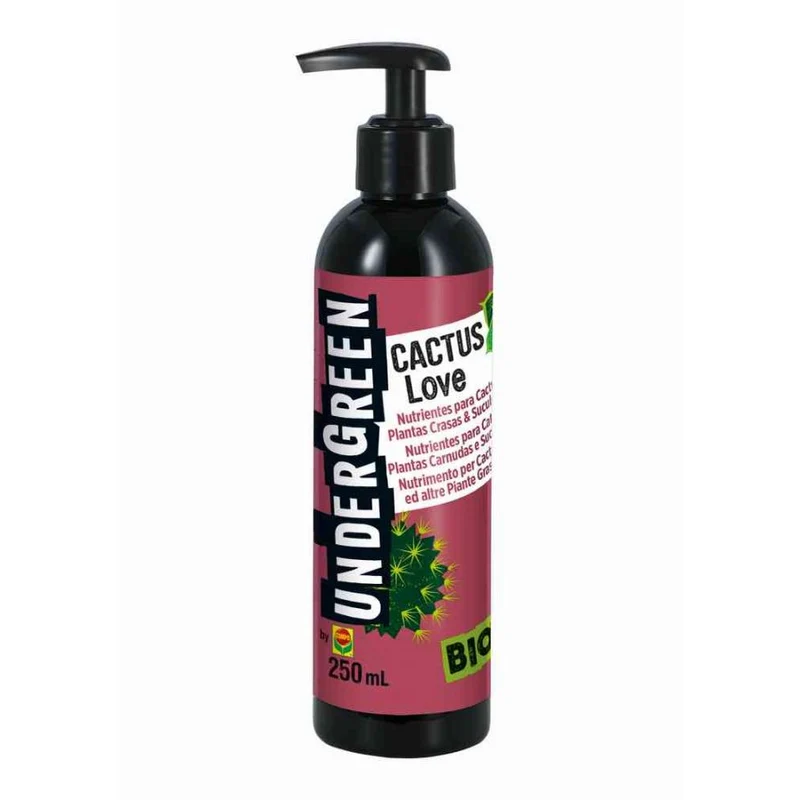 CONCIME LIQUIDO PER PIANTE VERDI E BONSAI CACTUS LOVE 250 LITRI