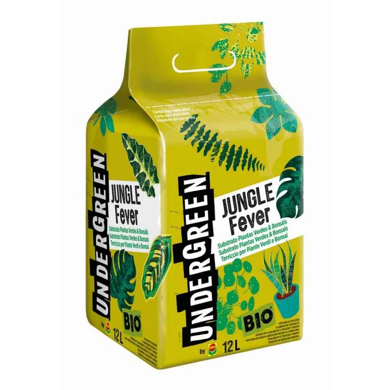 TERRICCIO JUNGLE FEVER PER PIANTE VERDI E BONSAI 12 LITRI