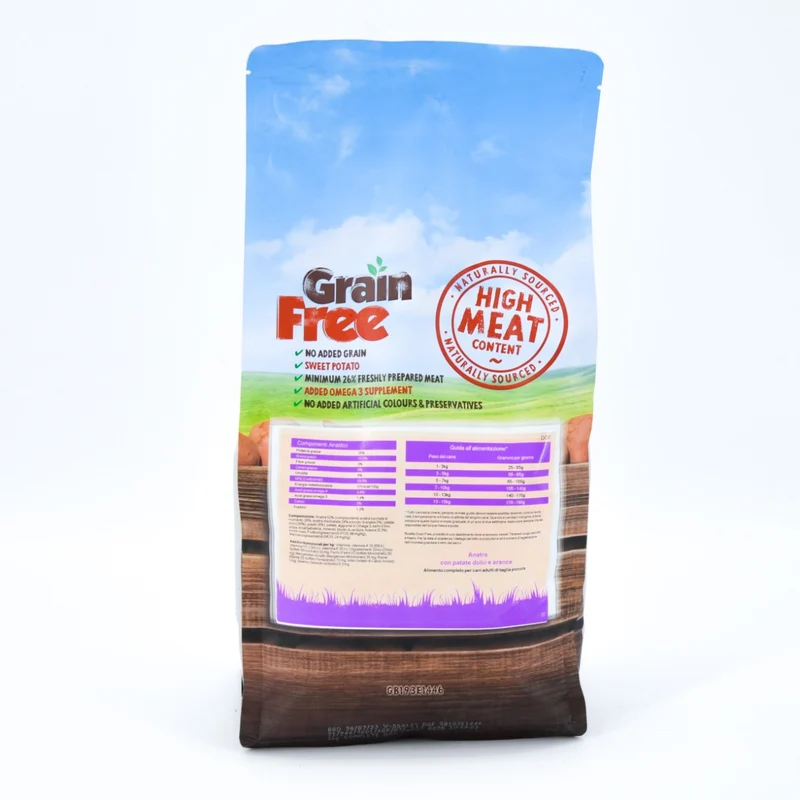 CROCCHETTE PERAGA GRAIN FREE PER CANE ADULTO TAGLIA PICCOLA 6KG ANATRA