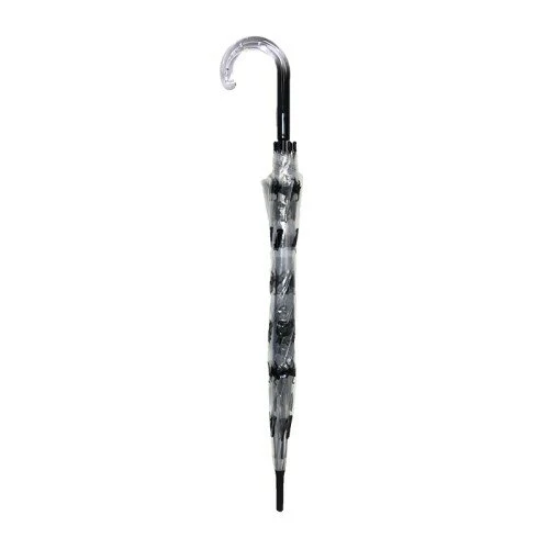 OMBRELLO TRASPARENTE CON GATTI NERI - LONG CAT BLACK