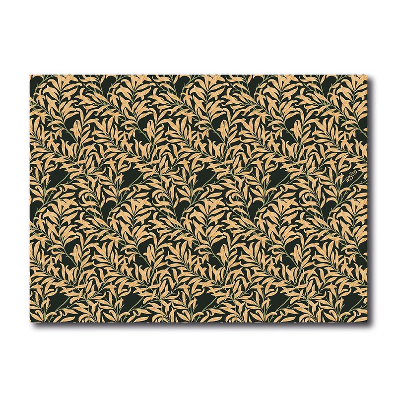 TOVAGLIETTA AMERICANA FOGLIE BEIGE 45X30CM