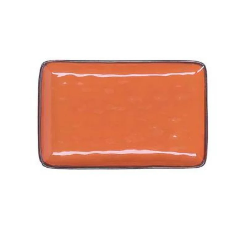 VASSOIO RETTANGOLARE 20X13 CM ARANCIONE CONCERTO