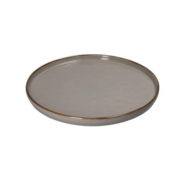 PIATTO TESO D.27 CM GRIGIO PERLA CONCERTO GLAM