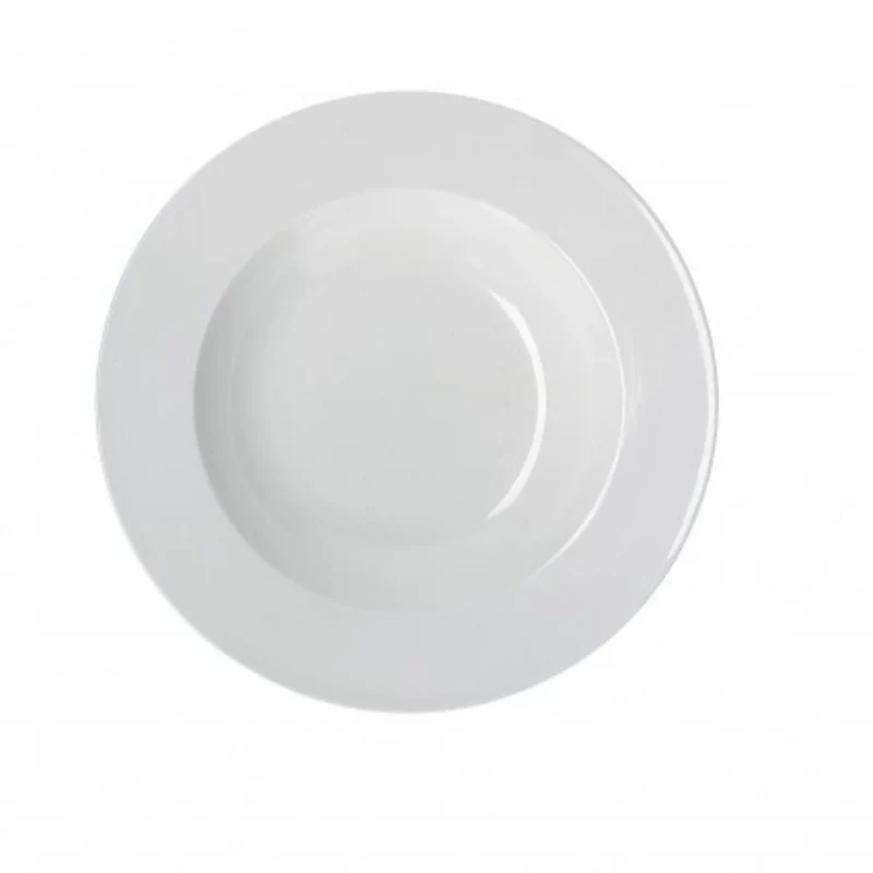 PIATTO FONDO FALDA 23 CM IN PORCELLANA ESSENZIALE