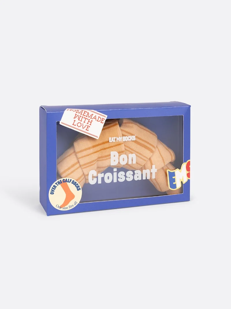 CALZE UNISEX CON CROISSANT EAT MY SOCKS