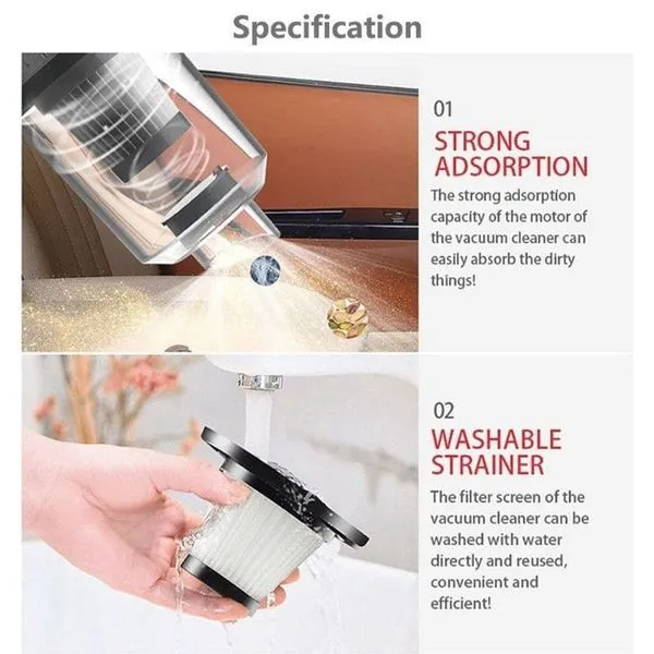 Aspirateur De Voiture sans Fil 2 en 1